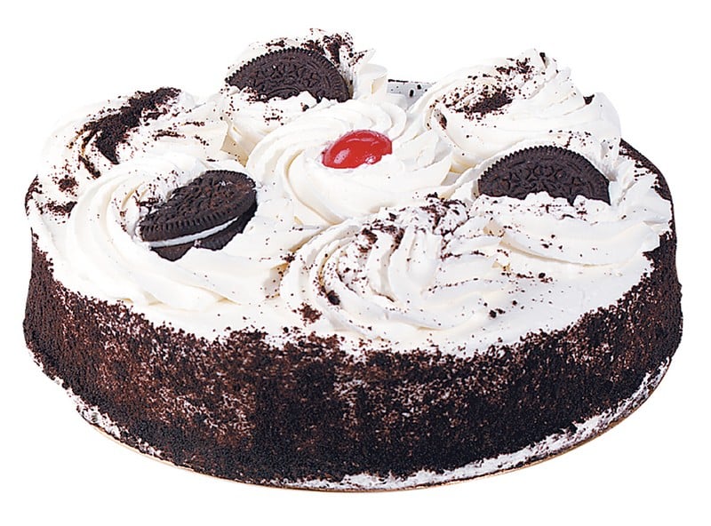 Single Layered Oreo Cake Food Picture
