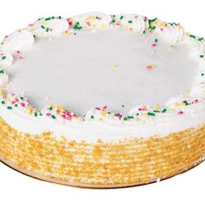 Yellow Single Layered Cake Food Picture