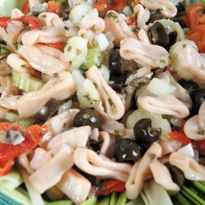 Calamari Salad in a Bowl Food Picture