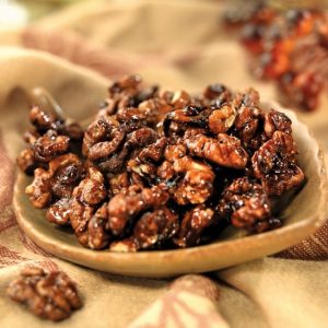 Candied Walnuts on a Dish Food Picture