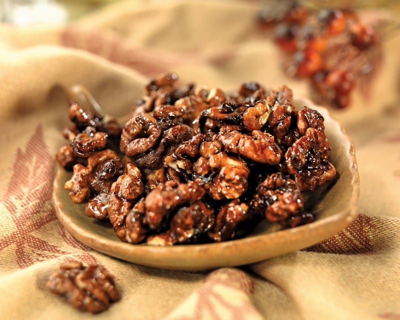 Candied Walnuts on a Dish Food Picture