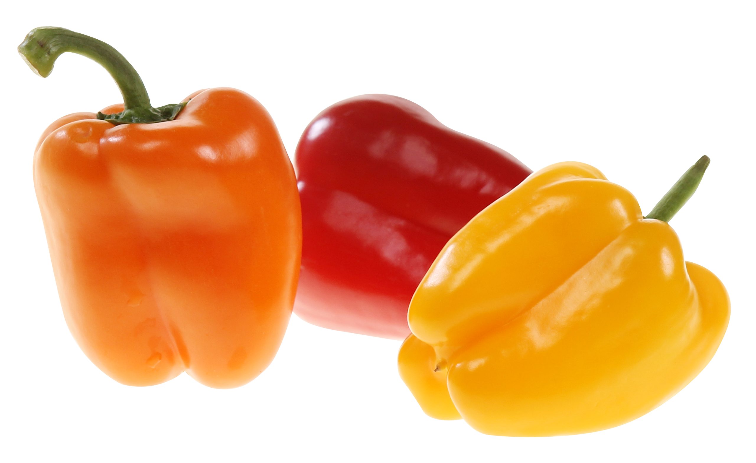 Red, Orange, and Yellow Peppers Food Picture