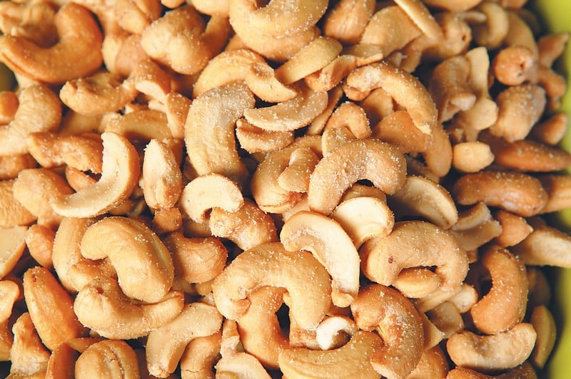Close Up of Cashews Food Picture
