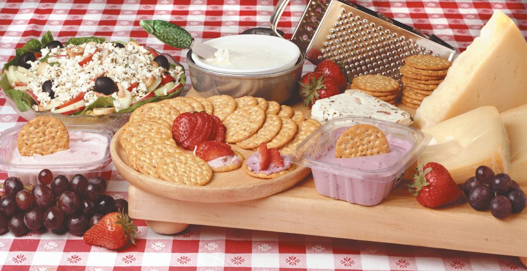 Cheese and Crackers Platter Food Picture