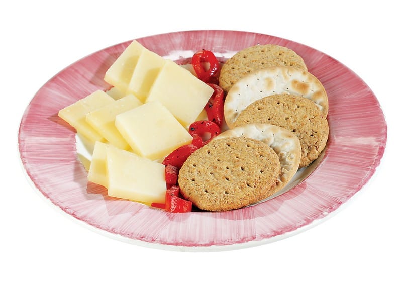 Tome Agour Cheese on Decorative Plate Food Picture