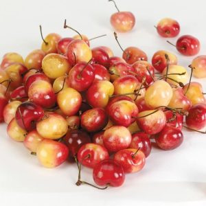 Yellow Cherries on White Surface Food Picture