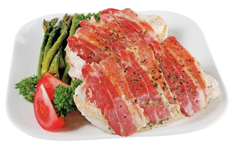 Bacon Chicken Breast with Veggies Food Picture