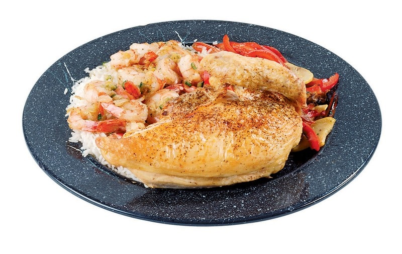 Chicken Breast, Shrimp and White Rice Food Picture