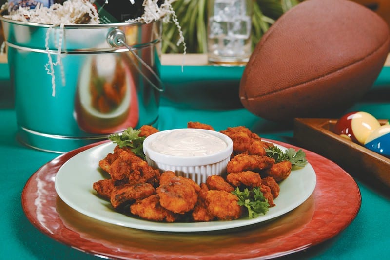 Chicken Wings and Football Food Picture