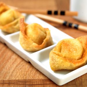 Plate of Chinese Crab Rangoons Food Picture