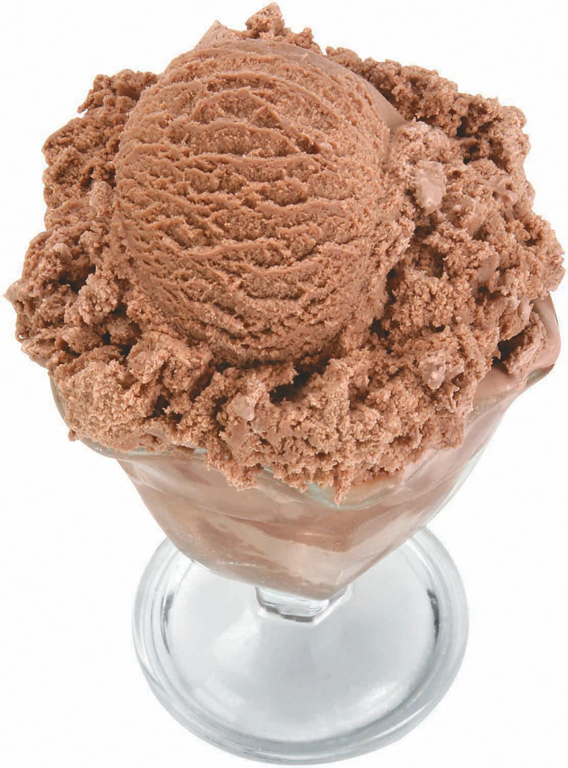 Chocolate Ice Cream in Bowl Food Picture