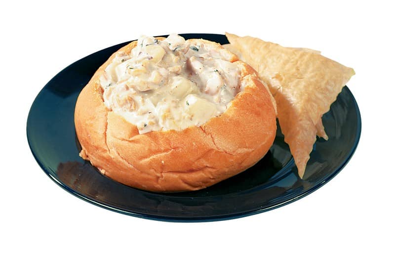 Clam Chowder Bread Bowl Food Picture