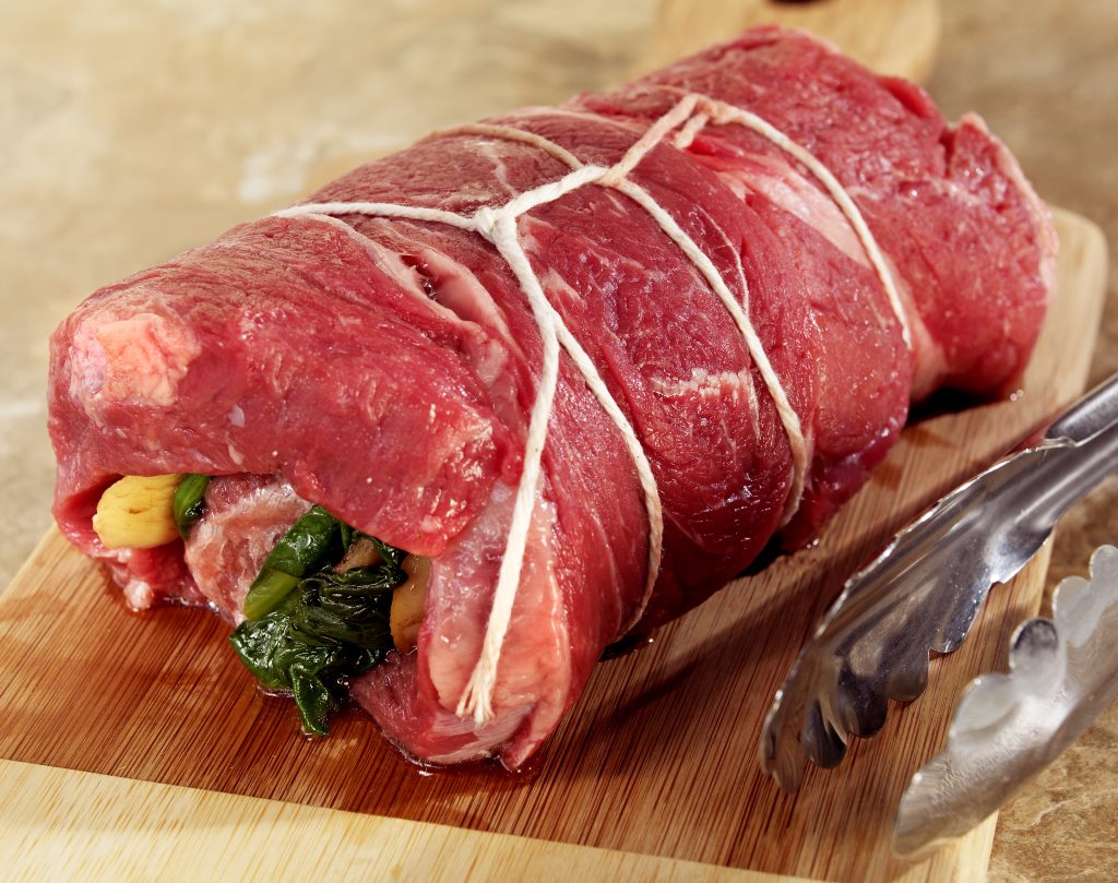 Chuck Roll Steak Raw Food Picture