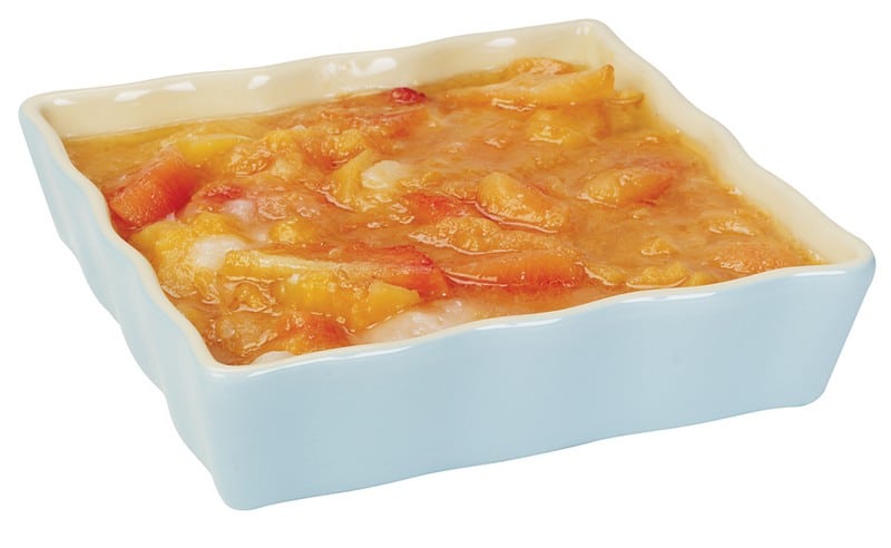 Whole Pan of Peach Cobbler Food Picture