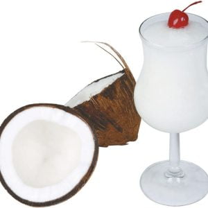 Coconut Drink with Sliced Coconut Food Picture