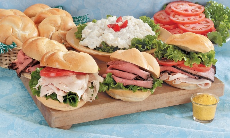Assorted Cold Cut Sandwiches Food Picture
