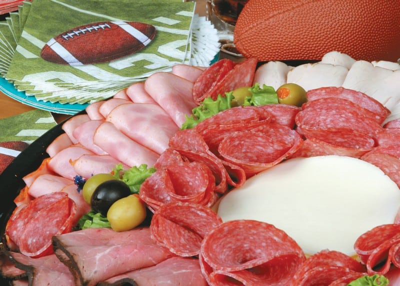 Assorted Cold Cut Platter - Football Food Picture