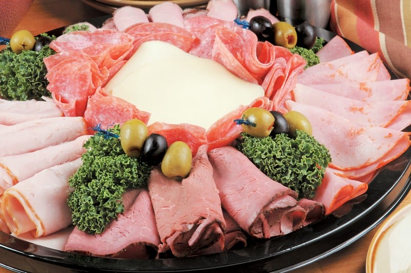 Assorted Italian Cold Cuts Food Picture