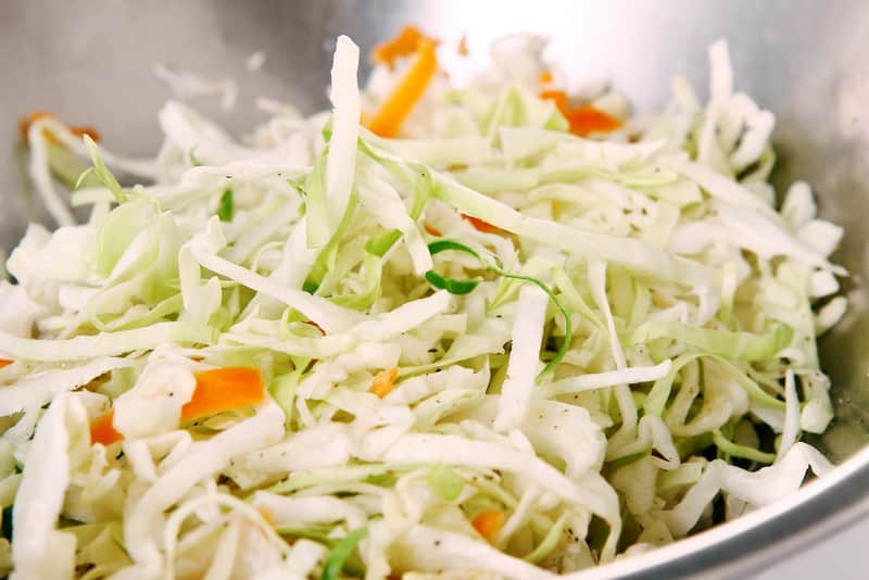 Coleslaw Mix in Bowl Food Picture