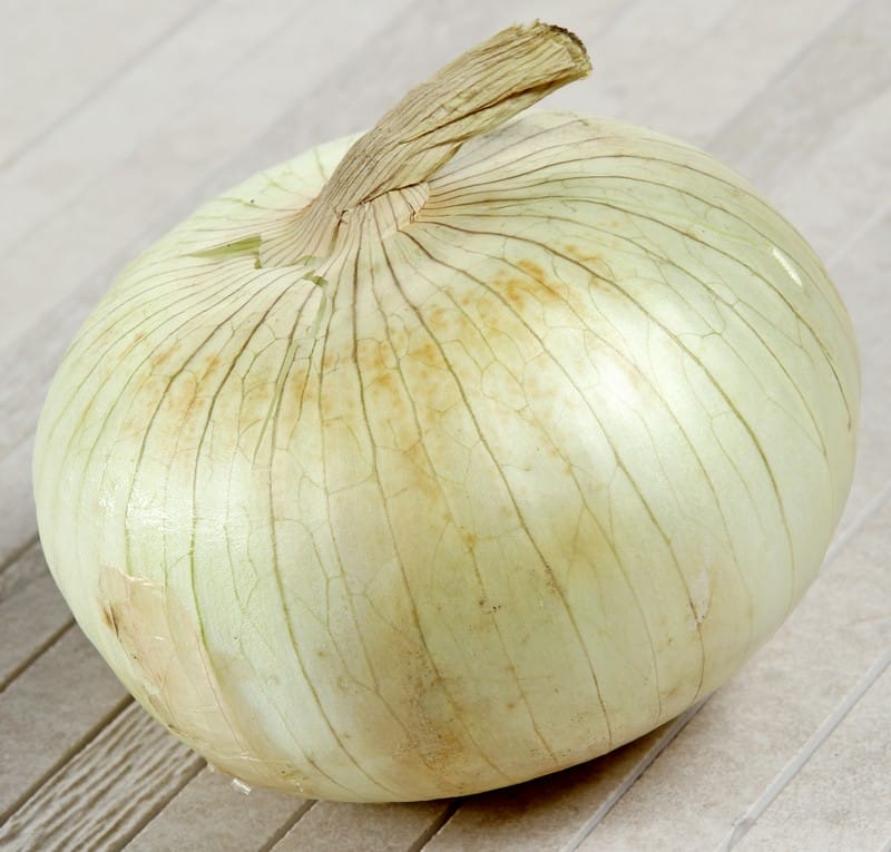 Closeup of Fresh Colossal Onion Food Picture