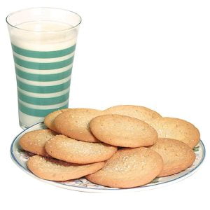 Sugar Cookies with Milk Food Picture