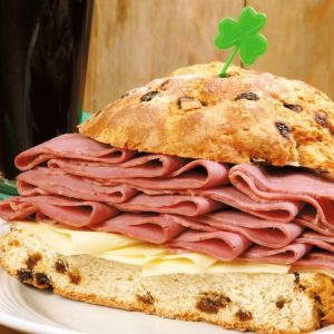Corned Beef Sandwich with Beer Food Picture