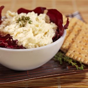 Crab Cheese Spread with Crackers Food Picture