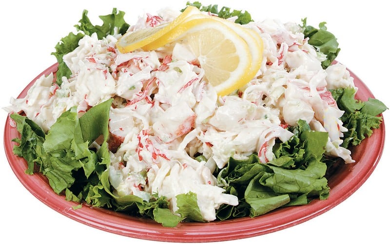 Fresh Bowl of Crabmeat Salad Food Picture
