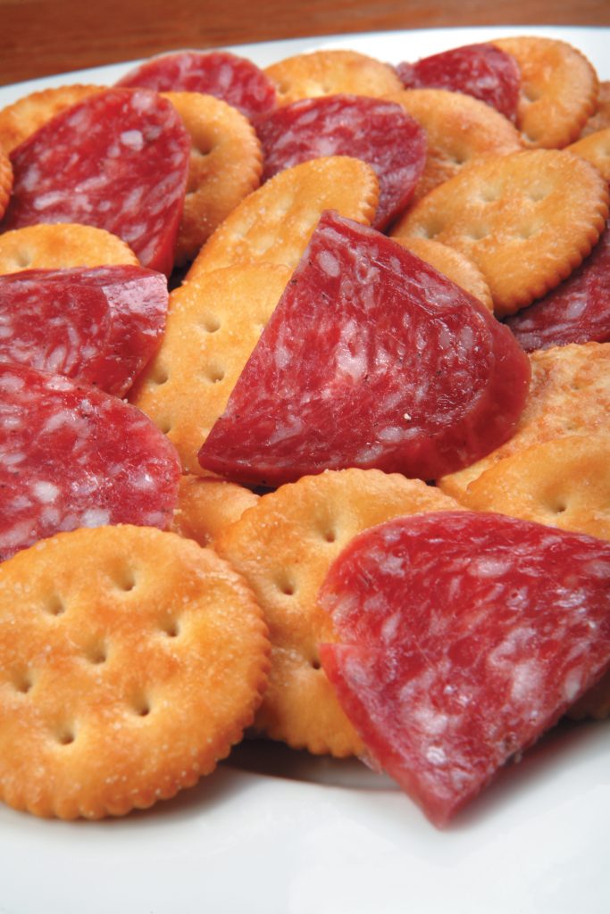 Crackers and Sausage Food Picture