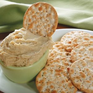 Crackers and Hummus Food Picture