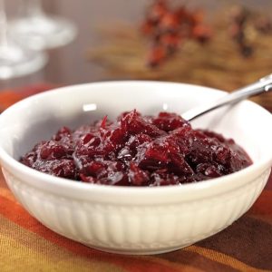 Cranberry Relish in a Bowl Food Picture