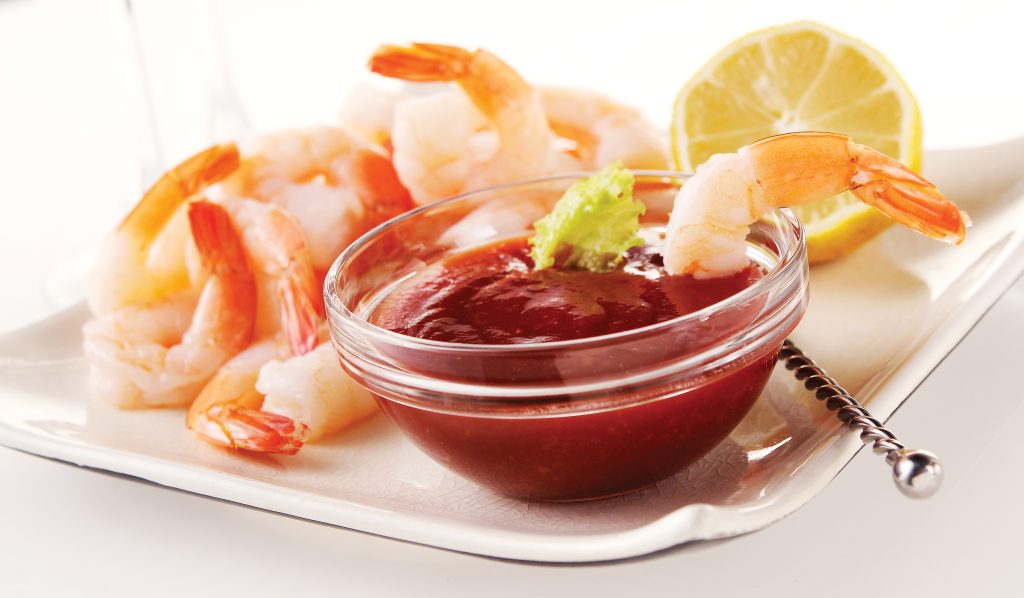 Dip Cocktail Sauce with Shrimp Food Picture