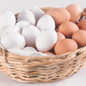 Assorted Eggs in Basket Food Picture