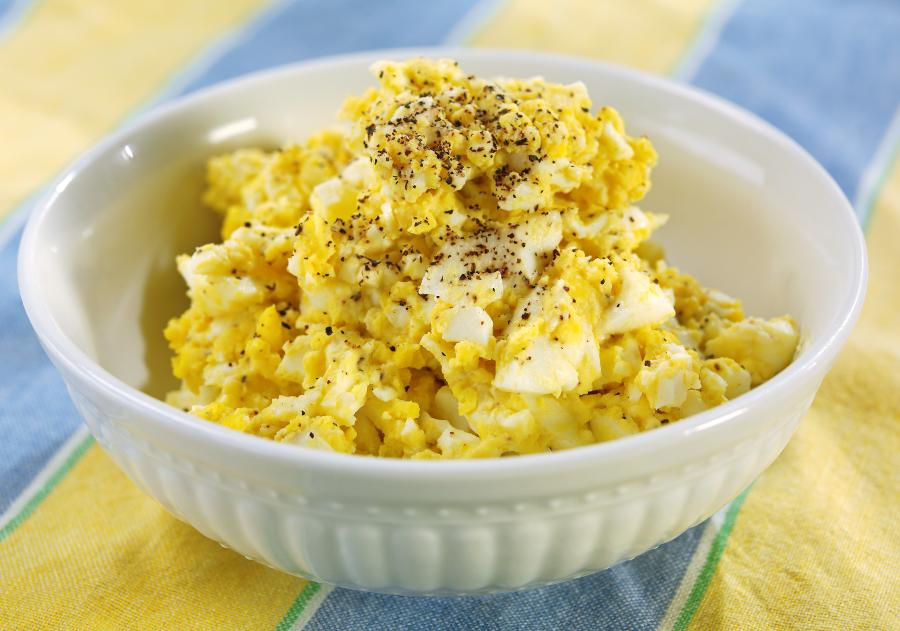 Bowl of Egg Salad with Pepper Food Picture