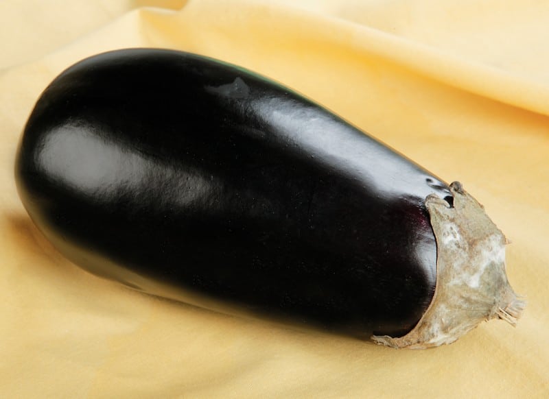 Eggplant on Cloth Food Picture