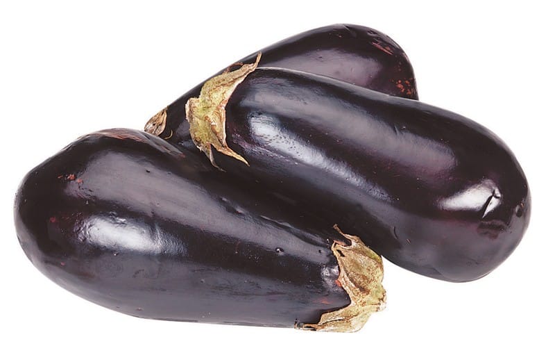 Eggplant on a Plate Food Picture