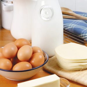 Eggs, Butter, Milk, and Cheese Food Picture