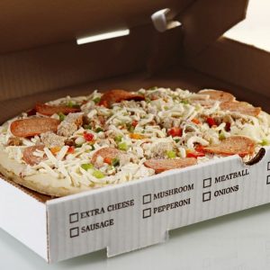 Supreme Pizza in Pizza Box Food Picture