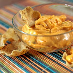 Corn Tortilla Chips with Mexican Fiesta Dip Food Picture