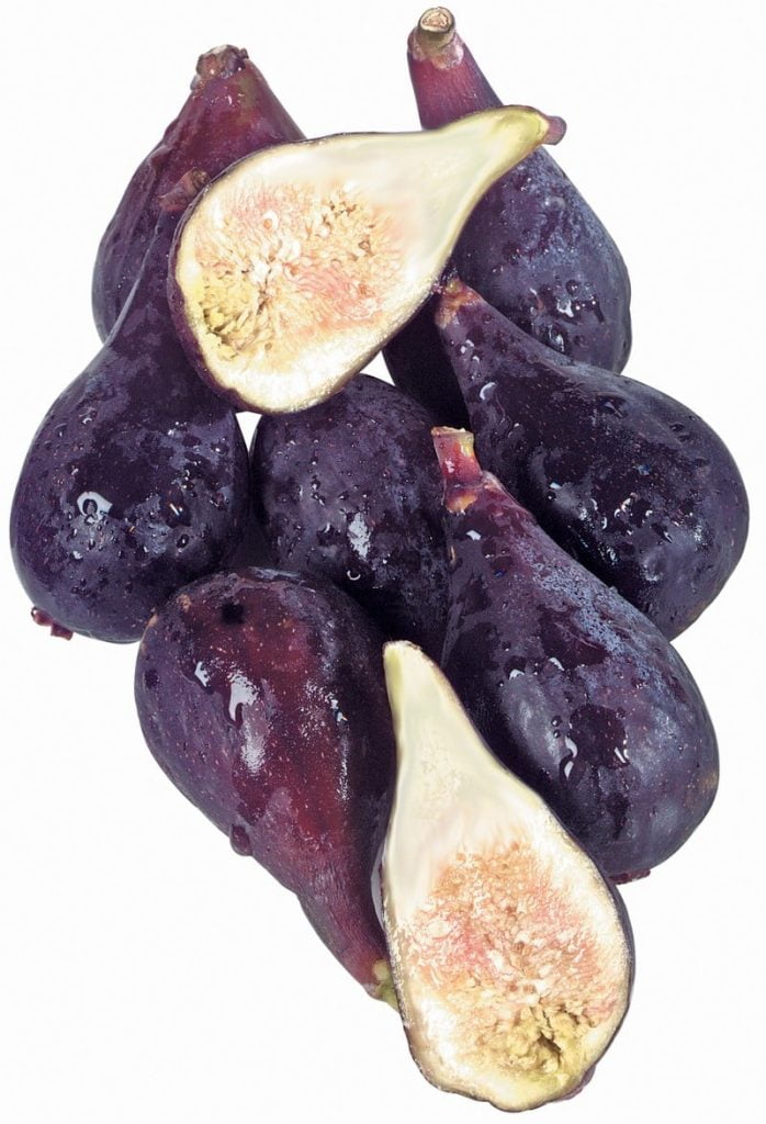 Washed Figs Isolated Food Picture