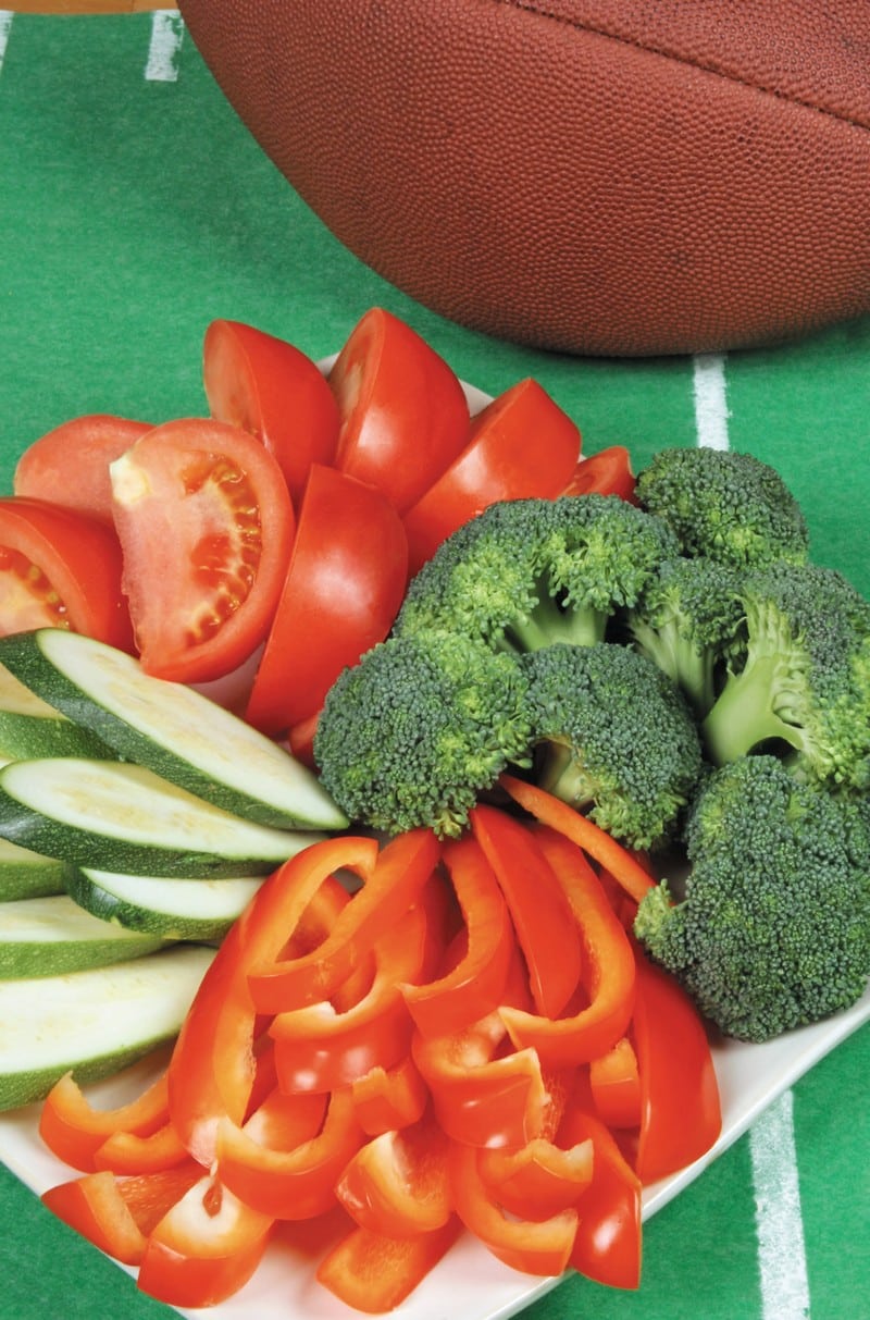 Football Vegetable Tray Food Picture