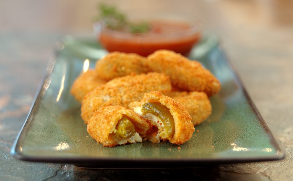 Fried JalapeÒo Poppers with Marinara Sauce Food Picture