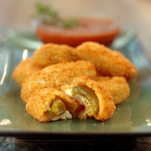 Fried JalapeÒo Poppers with Marinara Sauce Food Picture