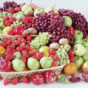 Assorted Loose Fruit and Fruit in Baskets Food Picture