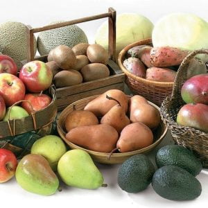 Assorted Fruits in Baskets Food Picture