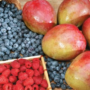 Assorted Loose Fruit and Assorted Fruit in Baskets Food Picture