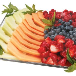 Assorted Fruit on Clear Tray Food Picture
