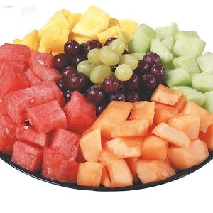 Assorted Fruit on Black Tray Food Picture