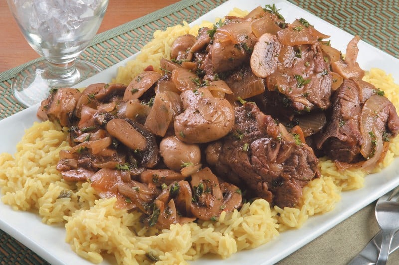 Goat Meat and Rice Food Picture