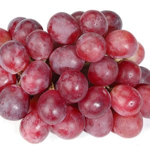 Red Globe Grapes Isolated Food Picture